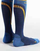 Vente en gros de chaussettes de ski pour hommes et femmes, impression numérique à motifs, automne, personnalisation