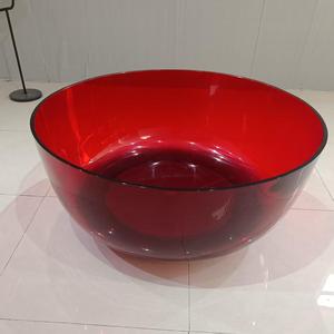 <span class=keywords><strong>Vasca</strong></span> <span class=keywords><strong>da</strong></span> <span class=keywords><strong>Bagno</strong></span> Rotonda di Lusso Ecologica in Resina Autoportante con Idromassaggio, Lunghezza 1,5m, Superficie Solida <span class=keywords><strong>Trasparente</strong></span> - Product Image 5