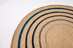 Mantel Individual de Yute y Algodón Trenzado de 40 x 40 cm, Ecológico, para Comedor, Venta al por Mayor, Exportación - Product Image 6