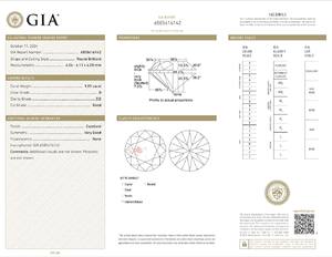 B2B D'VINS JEWELS IGI/GIA Certified 1,02 CT Diamante blanco suelto Redondo natural D Color FL FLOW Pureza EX Cut Pulido - Product Image 2