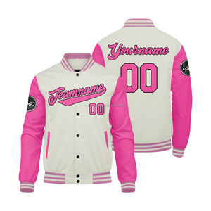 Custom Color-Block Wool <b>Varsity</b> <b>Jacket</b> for Men Stylish Lightweight Summer Letterman Coat with Brand Embroidery - Product Image 1