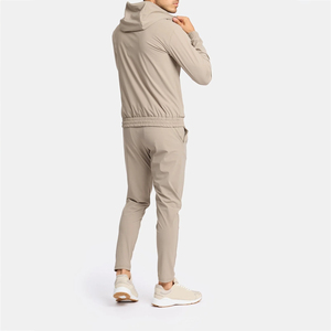Ensemble de survêtement pour homme à la vente chaude, design vierge, avec sweat à capuche zippé et pantalon slim, pour vêtements de sport décontractés et élégants, respirant - Product Image 3