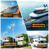 Éolienne SMARAAD 1000W avec contrôleur MPPT 12V 24V 48V Système d'énergie éolienne pour usage domestique Entrepôt UE