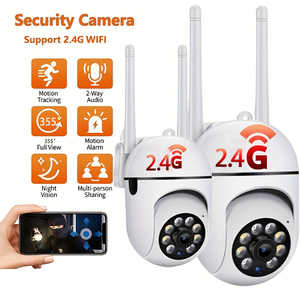 2 Conjuntos de Cámaras de Seguridad Inteligentes Inalámbricas Blancas 1296P Full HD, Conexión WiFi de 2.4GHz, Almacenamiento de Datos en la Nube de Red IP de 360 Grados - Product Image 5