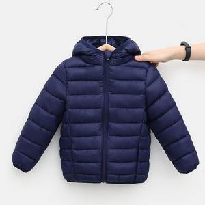 2025 <b>Kids</b> <b>Bubble</b> Coat Denim Puffer Jacket with Reversible Waterproof Warm Features Zipper Closure Hooded Collar Autumn Season - Product Image 6
