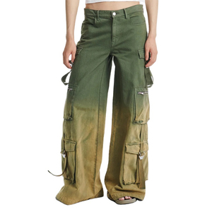 Pantalon cargo d'extérieur pour hommes avec poches utilitaires Design streetwear élégant et confortable pour les vêtements de travail et d'aventure - Product Image 6
