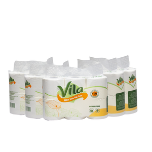 Papier toilette de poche de qualité supérieure, doux pour la peau, 6 rouleaux par sac, 100% pâte de bois vierge, 4 plis ou couches personnalisées - Product Image 3