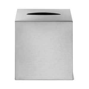 ZenAura PrestigeMetal Boîte à mouchoirs en métal noir Organisateur moderne pour la maison et porte-papier de soie adhésif - Product Image 3