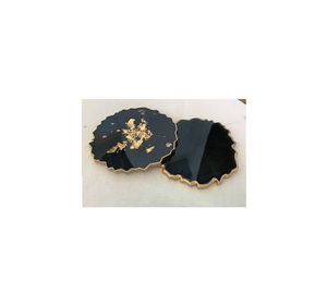 Sous-verre en résine époxy, meilleure couleur, fabricant indien, forme hexagonale, utilisation personnalisée, meilleur design, sous-verre en résine, utilisation sur table - Product Image 4