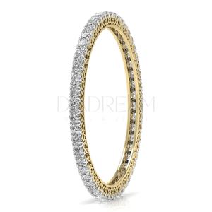 Bracelets en diamant Moissanite en argent sterling 925 exclusivement conçus pour les femmes-pour les cadeaux ou les fêtes - Product Image 2