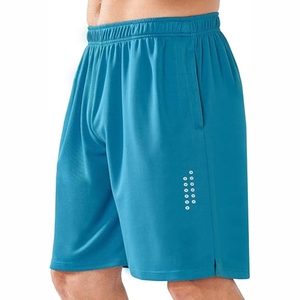 Pantalones cortos de tenis para hombre, pantalones cortos de malla de entrenamiento para hombre con estampado personalizado, cintura con cordón, secado rápido, pantalones cortos deportivos divididos para gimnasio para hombre - Product Image 1