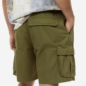Shorts cargo décontractés pour hommes 2026 – Qualité supérieure, respirants, pour activités sportives, grandes tailles, cordon élastique, poches latérales, motif uni - Product Image 2