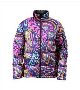 Chaqueta acolchada unisex servicio OEM resorte grueso estándar logotipo frontal lona revestida personalizada nueva al por mayor - Product Image 2