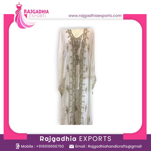 Vestido de caftán con cuentas más vendido, ropa islámica bordada a mano, vestido de caftán elegante para mujer a precio mayorista - Product Image 2