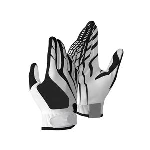 Gants personnalisés avec logo imprimé, en cuir et élasthanne, vente en gros, meilleurs gants à prix raisonnable, nouveau design, gants américains personnalisés - Product Image 4