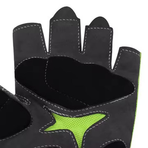 Gants de cyclisme en cuir Salva, haute qualité, doigts courts, maille en nylon souple, respirants, écologiques, toutes saisons, antichoc - Product Image 5