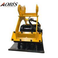 Compacteur à plaques vibrantes hydrauliques renforcé et robuste pour mini-excavatrices de 2 à 3 tonnes