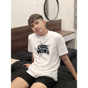 Camiseta de gran tamaño unisex, diseño personalizado, bordado, estampado corto, tejido de gofres transpirable, ODM, OEM, talla grande, adolescentes y adultos - Product Image 6