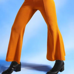 กางเกงขาบานสำหรับผู้หญิงกางเกงระบายอากาศทรงหลวมสำหรับฤดูหนาว - Product Image 4