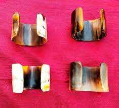 เครื่องประดับแฟชั่นรักษ์โลก คุณภาพสูง งานแฮนด์เมด ผลิตภัณฑ์จากช่างฝีมือชาวอินเดีย กระดุมข้อมือและกำไลข้อมือทำจากเขาควาย ผลิตในอินเดีย - Product Image 6