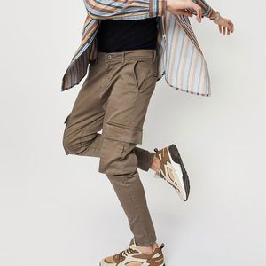 Pantalones Cargo de Lona para Hombre, Casuales, para Actividades al Aire Libre, Ejercicio, Fitness, Joggers con Múltiples Bolsillos, Pantalones Largos Impermeables y Transpirables - Product Image 4