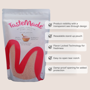Tastemade tự nhiên Himalaya muối 500 gam 100% tinh khiết thấp sodium - Product Image 5
