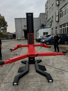 Elevador de coche móvil portátil de 2,5/3 toneladas de alta calidad aprobado por CE, elevador de coche hidráulico de un solo poste con polipasto Quto - Product Image 3