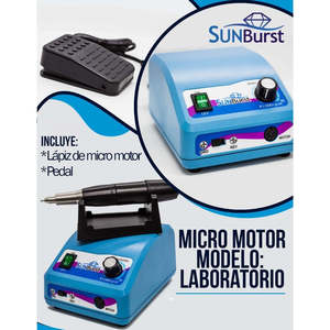 U tipo elettrico micromotore elettrico a bassa velocità Sunburst in plastica e metallo macchinari con turbina fonte di energia - Product Image 6