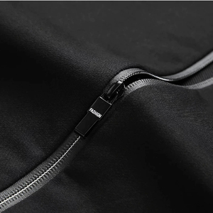 Pakistan nouveau Style hommes sweats à capuche tissu Polyester grande taille sweats à capuche avec fermeture éclair épais surdimensionné hommes fermeture éclair sweats à capuche Streetwear - Product Image 6
