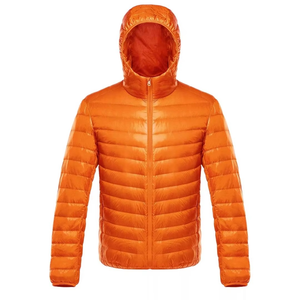 Chaqueta acolchada con capucha impermeable de lona de alta calidad para hombre, ropa de abrigo rellena de poliéster duradero para deportes informales de invierno - Product Image 5