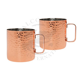 Fait à la main 14 oz cuivre Moscou tasse qualité exportateur métal produit pour boissons saines pour les fêtes vente chaude - Product Image 3