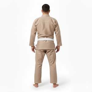 Kimono de Jiu Jitsu de la Mejor Calidad, Color Piel, Uniforme de Grappling Cómodo y Duradero de Modal, Conjuntos de Trajes de Artes Marciales con Diseño Personalizado - Product Image 3