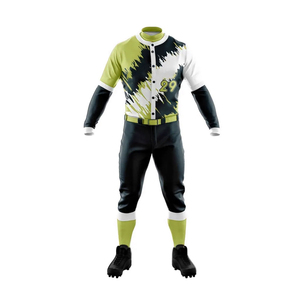 Uniforme de baseball sur mesure de haute qualité à séchage rapide pour hommes ensemble de vêtements de sport de style unique haut de sport respirant - Product Image 6