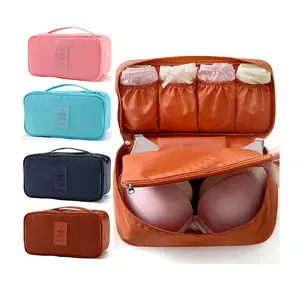 حقيبة سفر متعددة الاستعمالات محمولة لحمل الملابس الداخلية والملابس الصدرية بنمط كوري مناسبة للسفر وللعمل
