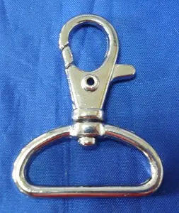 Wholesale Metal Zinc Snap Hook Carabiner Hook For Keychain Swivel Hook For Lanyard Buckle Accessory