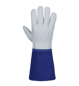 Gants en cuir de soudage de qualité supérieure disponibles en gros service OEM anti-chaleur anti-coupure dernière arrivée meilleurs gants de soudage - Product Image 6