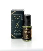 Parfum à l'huile Black Oud 3ml par Ayat Perfumes Dubai Arabic Scent pour hommes et femmes sans alcool
