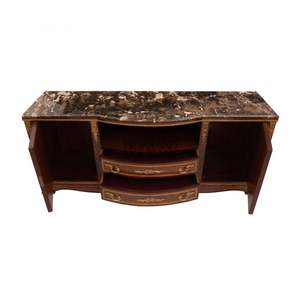 ตู้วางทีวีไม้คลาสสิกสุดหรูพร้อมท็อปหินอ่อน - Product Image 2