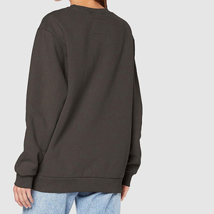 Sweat-shirts pour femmes d'hiver de haute qualité en gros, personnalisés, surdimensionnés, couleur unie, logo sur le devant, 100% coton, imperméable - Product Image 2