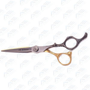 Professional Barber Hair <b>Scissors</b> Stainless Steel <b>Mustache</b> Beard Trimming Grooming Gears Hair <b>Scissors</b> Beauty Instrument - Product Image 6