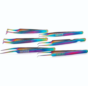 Kit de herramientas de belleza de 6 piezas de alta calidad del fabricante Pinzas de cejas y pestañas de color personalizado hechas de buen material - Product Image 1