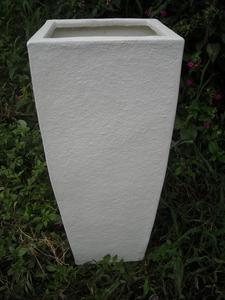 Maceta FRP de fibra de vidrio gris pequeña, textura rugosa, macetas de estilo minimalista para interiores y exteriores, macetas para uso en el jardín del hogar - Product Image 5