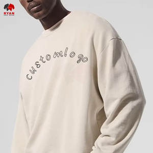 Sweatshirts personnalisés Ryan Pro Gear pour hommes avec logo personnalisé, conception ODM OEM, coupe régulière, vêtements décontractés - Product Image 2