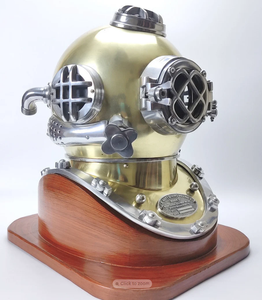 Décoration murale Casque de plongée marine |   Casque de plongée Mark V, cadeau, qualité supérieure, casque de plongée sous-marine antique, qualité très premium - Product Image 1
