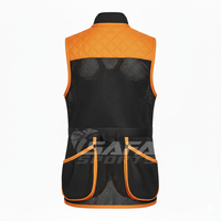 Gilet de tir cible Pigeon en argile de haute qualité avec coussin de recul en daim et grandes poches de cartouche gilet de tir en argile pour femmes