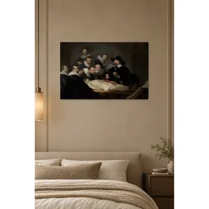 Fida Rembrandt, Le cours d'anatomie du Dr Nicolaes Tulp, impression sur toile - Product Image 2