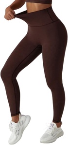 Ensemble 3 pièces : Crop Top Manches Longues, Pantalon de Yoga Taille Haute, en Spandex/Nylon Uni – Tenue de Sport et Fitness 2026 pour Gym et Yoga - Product Image 6
