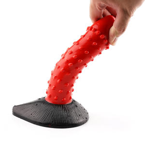 Dildo Gigante con Forma de Perro, Escamas de Dinosaurio Coloridas, Pene con Ventosa, Juguetes Sexuales para Mujeres, Pene Grande de Silicona, Dildo Animal Enorme - Product Image 4