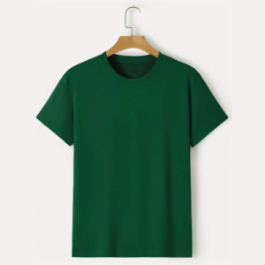 T-shirt d'été décontracté en coton pour hommes, manches courtes, col rond, confortable, surdimensionné avec logo personnalisé, couleur unie - Product Image 1