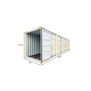 Contenedores espaciosos de 40 pies con puerta lateral para almacenar materiales de gran tamaño - Product Image 3